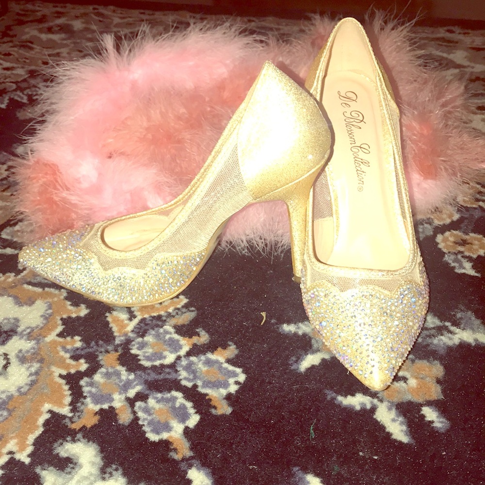 Rhinestone heels